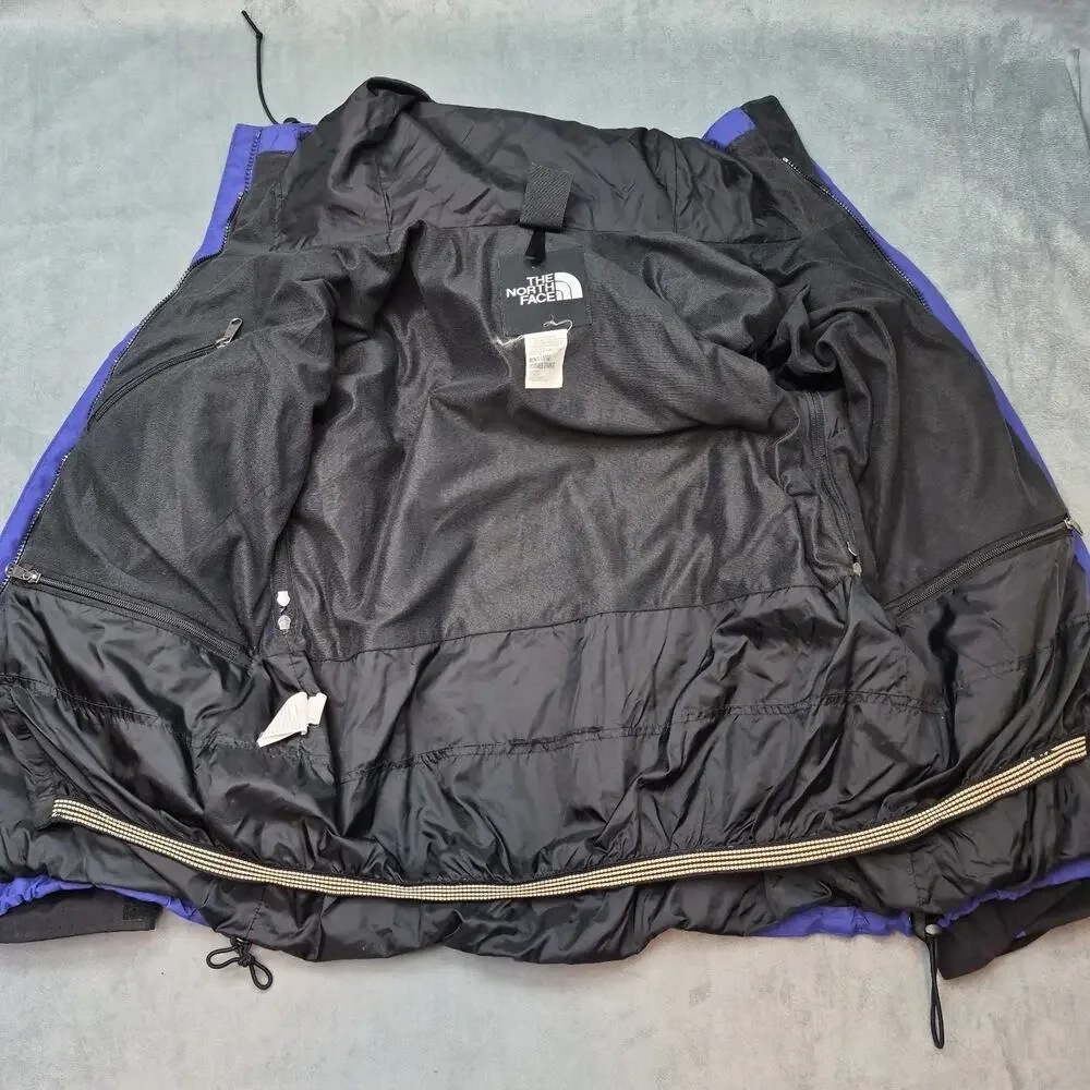 Vintage 90s North Face Mountain Guide Jacket Men's L Gore-Tex Blue/ Black